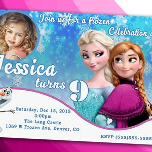 Princess Theme Birthday Invitation Design - DIGITAL FILE ONLY!