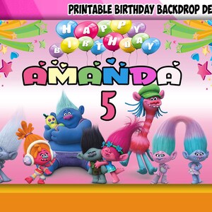 Creature Theme Birthday Backdrop Design - DIGITAL FILE ONLY!