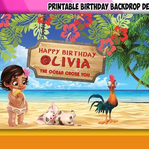 Little Baby Theme Birthday Backdrop Design - DIGITAL FILE ONLY!