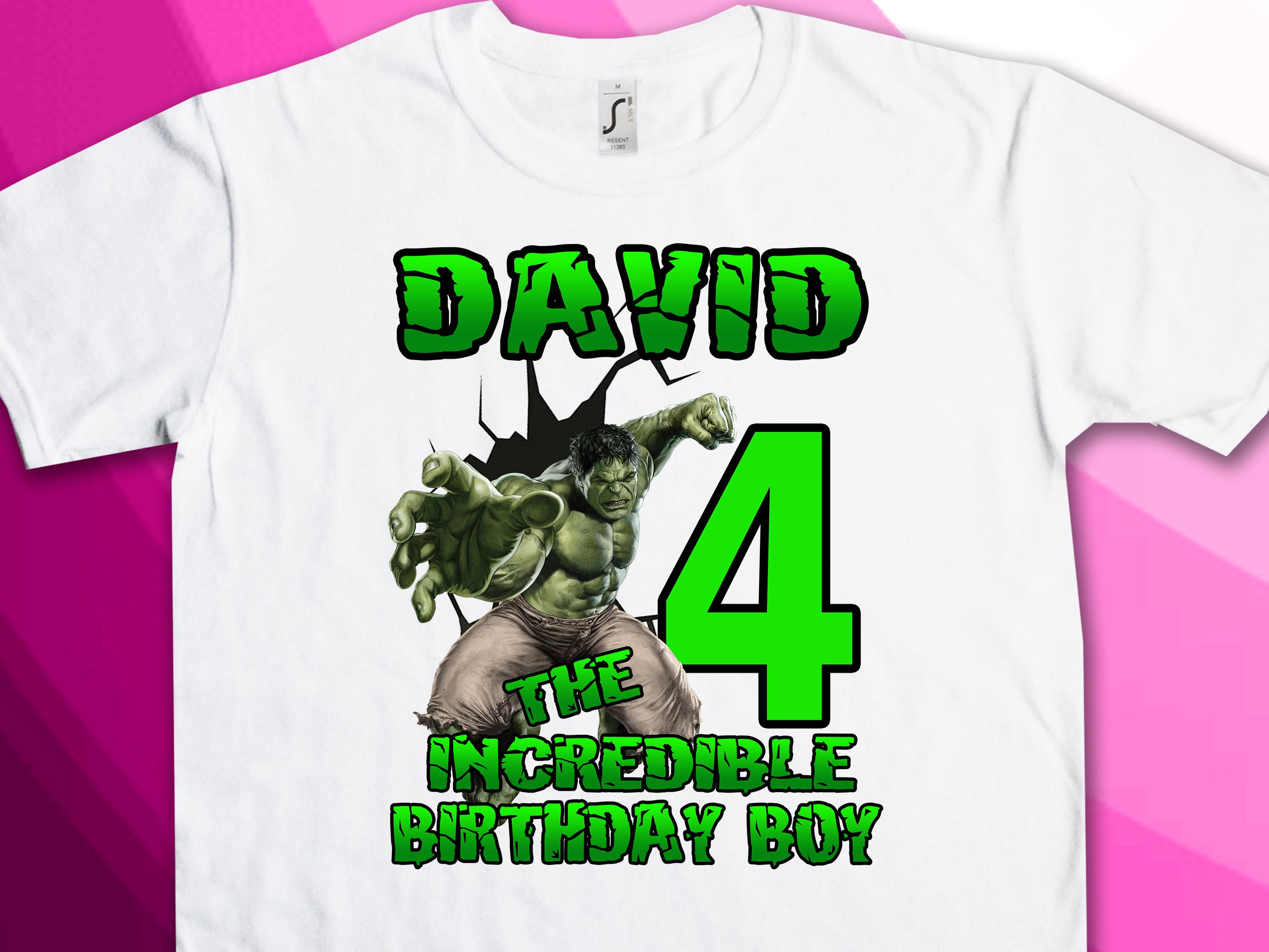 Hulk Birthday Shirt