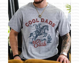 Cowboy Dad PNG, Rustic Western Design (Digital Download)