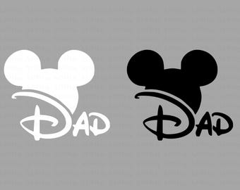 Disney Dad Mickey Mouse PNG, Father's Day Gift (Digital Download)