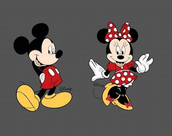 Mickey Mouse PNG, fichier découpé en couches (téléchargement numérique)