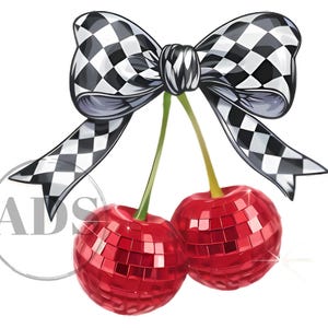 Trendige karierte Schleife PNG | Girly PNG, Cherry PNG