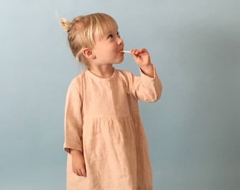 Maeve-jurk / pdf-naaipatroon en zelfstudie | Kindermaten 1/2-7/8 / Drie mouwlengteopties / Directe digitale download