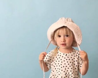 Sunhat PDF Sewing Pattern & Tutorial | Sizes 0/6 months to 4 years