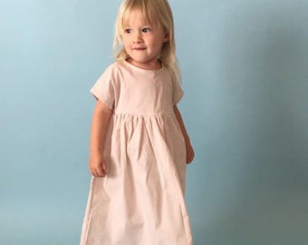 Freya-jurk / pdf-naaipatroon en zelfstudie / kindermaten 2/3 tot 8/9 / lente zomer herfst feestjurk / beginner / direct downloaden