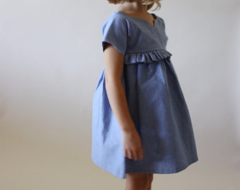 Bohème Dress  / PDF sewing pattern / Children's sizes 2/3 to 8/9 / Instant download