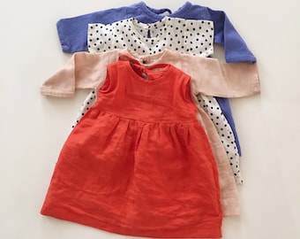 Maeve-jurk / pdf-naaipatroon en zelfstudie | Kindermaten 1/2-7/8 / Drie mouwlengteopties / Directe digitale download