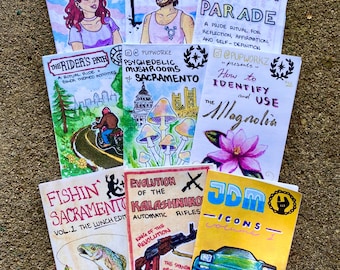 Full Set of Hand-Drawn Zines Variety Pack