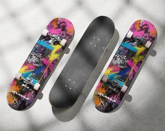 Graffiti | Street art | Skateboard Deck | Slates Original Design | Custom board | Urban