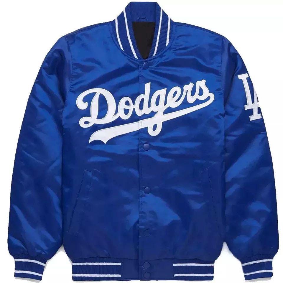 Los Angeles Dodgers Zipper Windbreaker - Blue