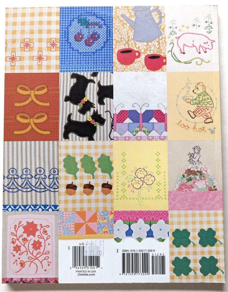 101 Tea Towels Book Craft Supply Embroidery Sewing image 2