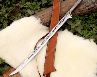 Replica Elven King Long Sword: Thranduil Sword Fantasy Sword Medieval Sword Wedding Gift for Groomsmen Engagement Gift for Dad Birthday Gift
