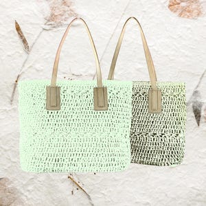 crochet bag pattern PDF DIY Amigurumi Crochet Tote Bag XXL Bag size Bag Crochet Pattern shoulder bag crochet pattern Summer bag
