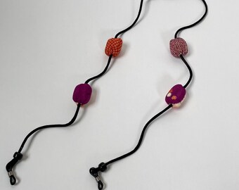 Chirimen ball glasses holder 7