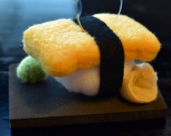 egg sushi ornament