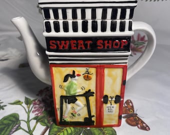 Vintage MSRF Teapot- Just Desserts & Sweat Shop