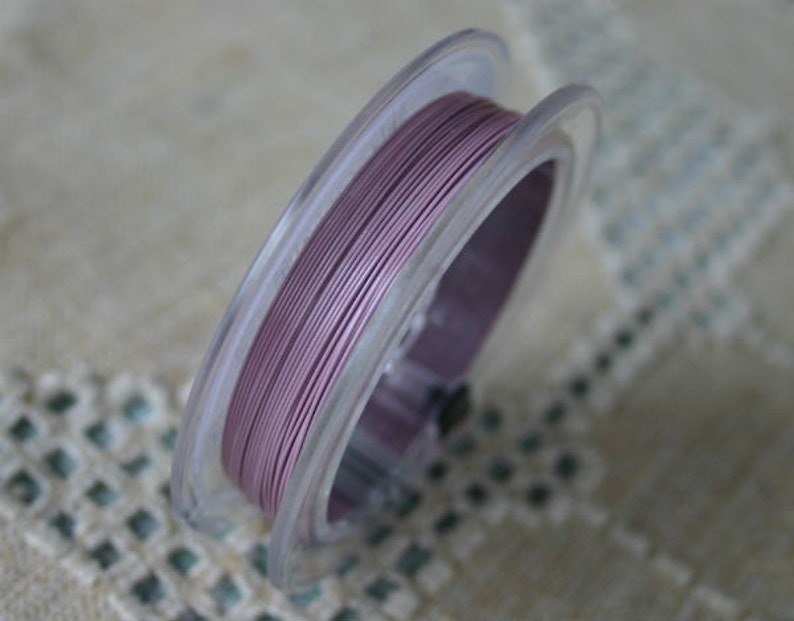 Accu-Flex Beading Wire 49 Strand .014 30 ft Blush Pink 0.014 inches