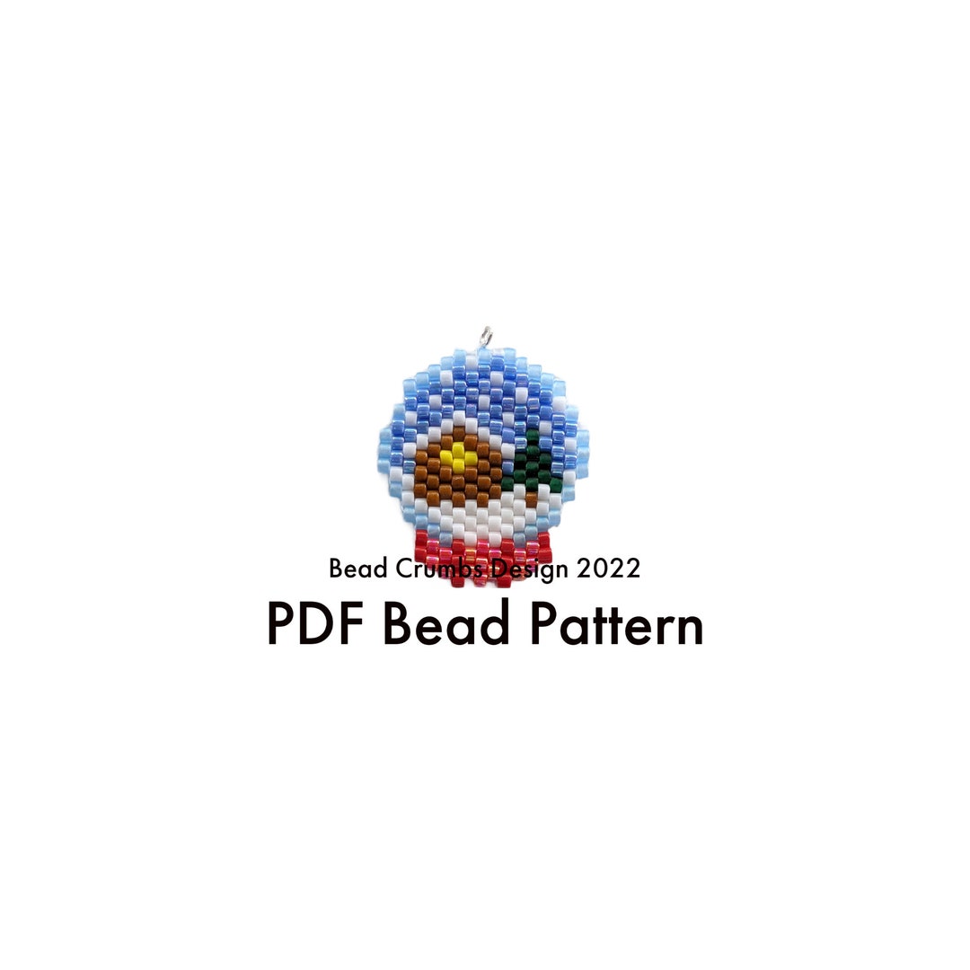 Snow Globe Log Cabin Christmas Brick Stitch Pattern Beaded Etsy