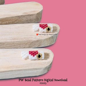 Koi Fish 3D Charm: Brick Stitch and Peyote Stitch Beading Pattern, PDF Digital Download