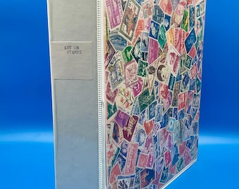 Vintage- Postage Stamps of the World- Art On Stamps