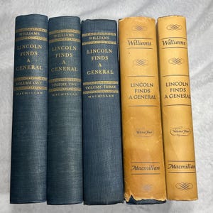Lincoln Finds A General first printing volumes 1-5