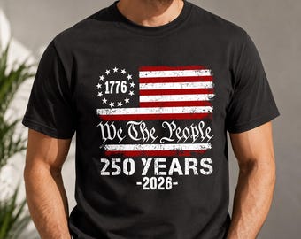 America 250th Anniversary Shirt, Retro USA 250 Years T-Shirt, Red White 250 Shirt, 250th USA Tee, America 250 Shirt, 4th of July Tee