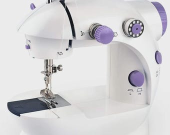 Sewing Machine OASIS BLUE Mini , Portable Mini Automatic Handheld Electric Sewing Machine