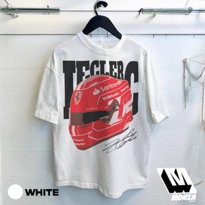 Charles Leclerc T-Shirt, Scuderia Ferrari F1 Driver Tee, Formula 1 Fan Merch, Vintage Racing Graphic Shirt, Monaco Grand Prix Apparel