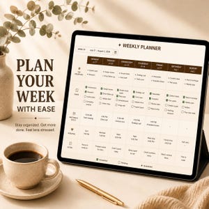 Ultimate Task Tracker Spreadsheet: 12-Month Productivity Planner (Digital Download)