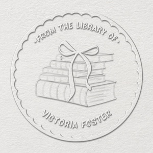 Personalized Ex Libris Book Embosser: Custom Library Stamp