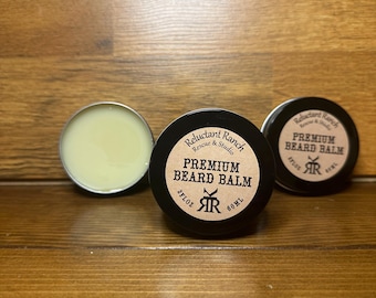 Bálsamo para barba de tabaco y vainilla, con manteca de karité y aceite de argán (59 ml)