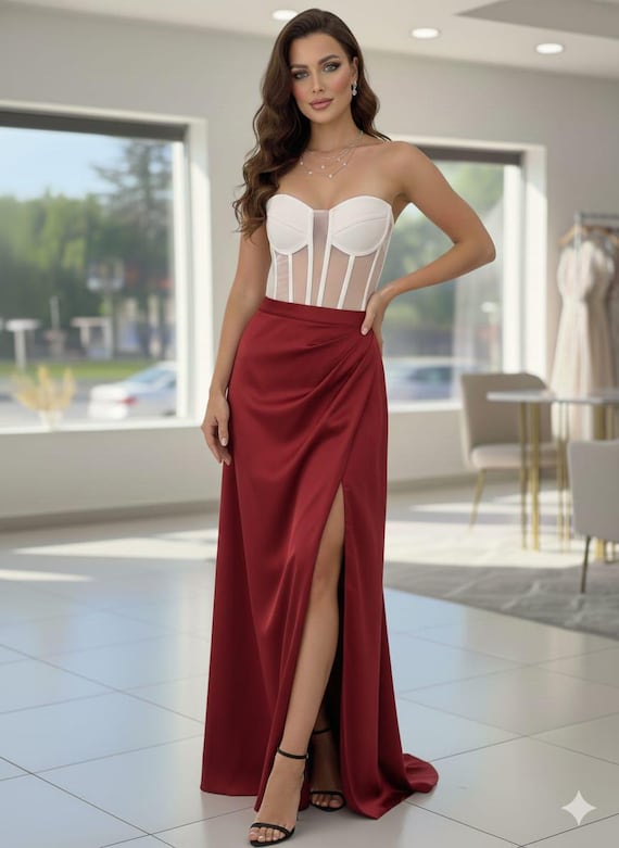 bustier top formal dress corset transparent corset gray satin corset lingerie wedding handmadeyunud silver prom dress