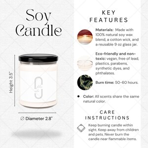 Tabela de Velas de Soja, Velas de Soja Aromáticas, Tabela de Tamanhos de Velas de Soja, Descrição da Vela, Instruções para Velas, Tabela de Velas Aromáticas, Modelos de Velas