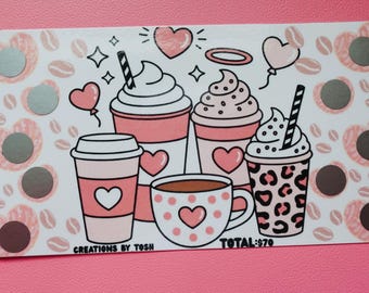 Pink Coffee  scratch and save