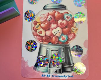 Gumball scratch and save