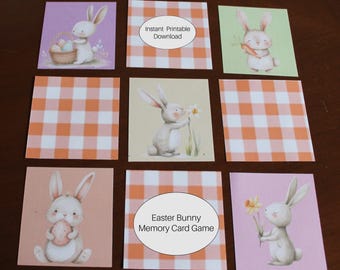 Actividad de Pascua imprimible para niños, Juego de cartas de Pascua, Imprimible de Pascua,