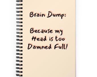 Brain Dump Notebook: Dotted Pages Idea Journal