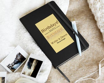 Birthday Reminder Notebook, Don't Forget Birthdays