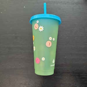 Plastic Cup with straw