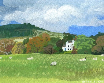 Scottish Countryside Panoramic Print