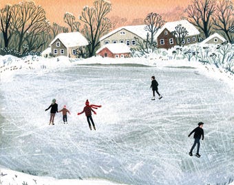 ice skating