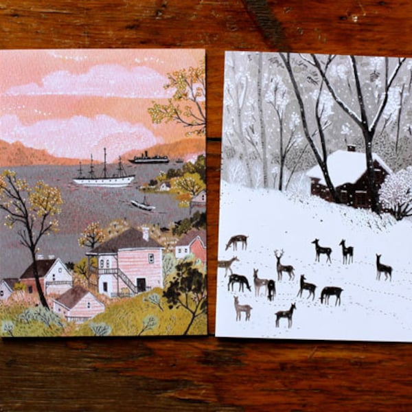 seasonal card set
