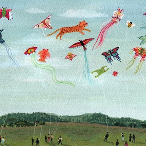 kite flying