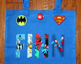 Batman Inspired Kid/'sToddler Tote Bag