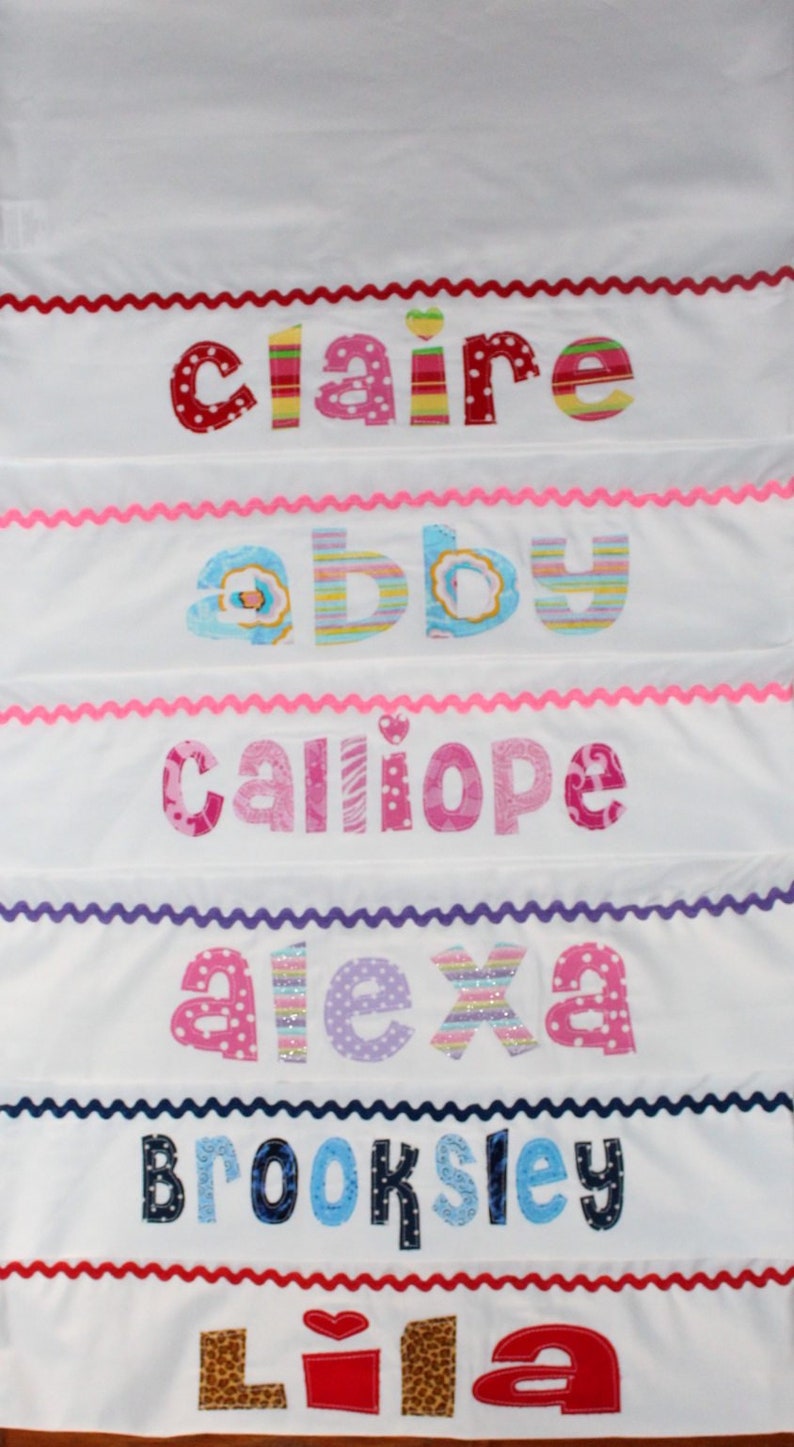 Party Favor Slumber Party Kids Bedding Blue Birthday Gift Camping Personalized Pillowcase Girl Sleepover Boy