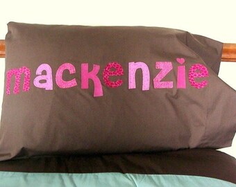 Girls Personalized Pillow case