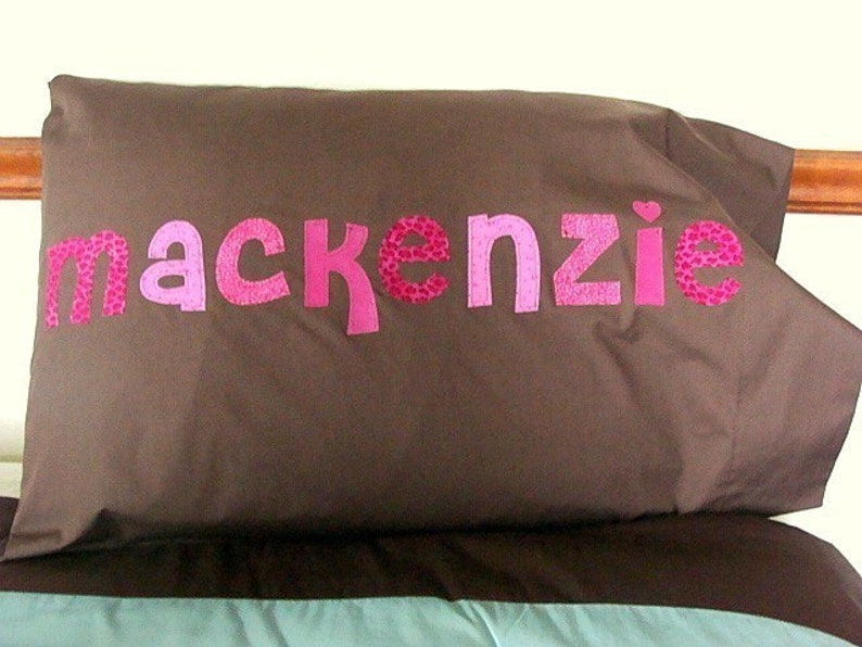 Girls Personalized Pillow Case Etsy