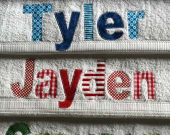 Personalized Bath Towel for Kids - Toddler Beach Towel, Swim Lessons, Nap Mat Cover, Kid's Birthday, Summer Camp, Beach, Birthday Gift